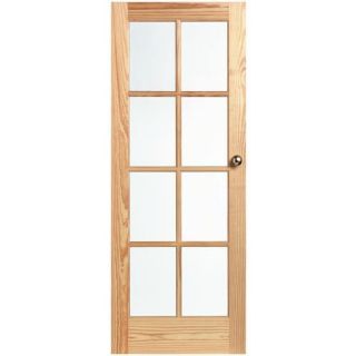 Newland 8 Light Glazed Door 1981x762mm   Internal Softwood Doors 