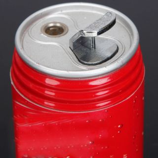 Cans of Coke Shape Butane Refillable Cigarette Cigar Lighter Red 