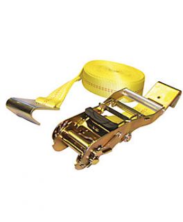 Erickson HD Ratchet strap with J hooks, 10,000 lb. maximum, 2 in. x 