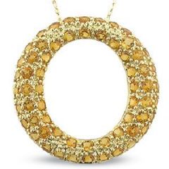 Circle Gemstone Pendant in 10K Gold (Stone Option)   Zales