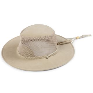 The Evaporative Cooling Brimmed Hat   Hammacher Schlemmer 