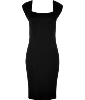 Donna Karan Black Cap Sleeve Dress  Damen  Kleider  