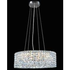 James R. Moder Imperial Crystal 20 Round Pendant Chandelier