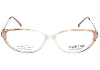 Magic Clip M 337 Brown  Magic Clip Glasses   Coastal Contacts 