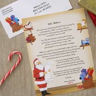 6232   Toyland Personalized Letter From Santa 