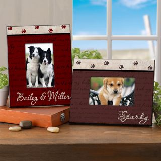 6551   Mans Best Friend Personalized Frame 