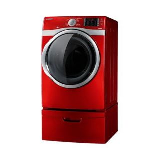 Samsung 7.5 cu. ft. Gas Steam Dryer   Red   Outlet