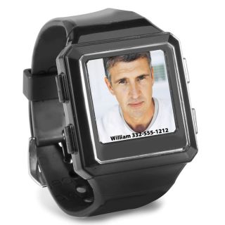 The Caller ID Photo Watch   Hammacher Schlemmer 