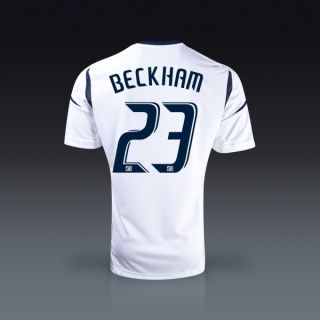 adidas David Beckham LA Galaxy Home Jersey 2012  SOCCER
