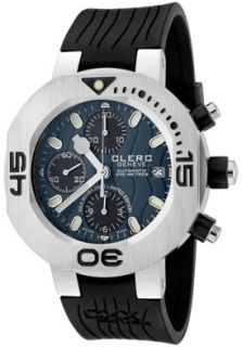 Mens CXX Scuba 250 Automatic Chronograph Blue Textured Dial Black 