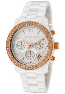 Michael Kors MK5269 Watches,Womens Chronograph White Crystal White 