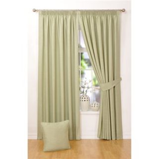 Rectella Soft Green Peru Curtains