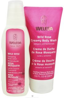 Weleda   Creamy Body Wash and Pampering Body Lotion Holiday Kit Wild 
