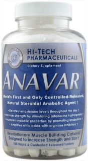 Hi Tech Pharmaceuticals   Anavar Controlled Released Natural Steroidal 