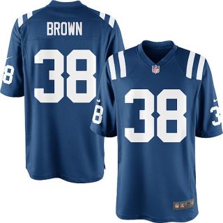 Youth Nike Indianapolis Colts Sergio Brown Game Team Color Jersey (S 