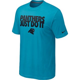 Carolina Panthers Tees Nike Carolina Panthers Just Do It T Shirt 
