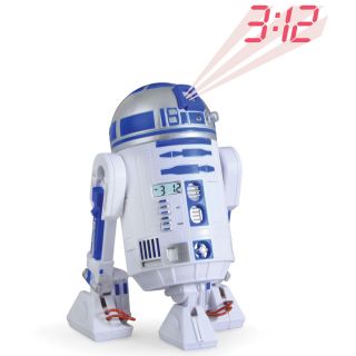 The R2 D2 Projection Alarm Clock   Hammacher Schlemmer 