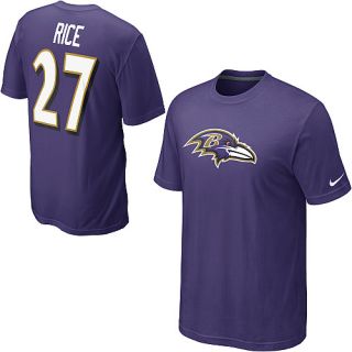 Mens Nike Name & Number Tees Nike Baltimore Ravens Ray Rice Name 