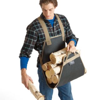Log Tote Firewood Carriers at Brookstone—Buy Now