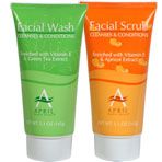 Facial Scrub, Wash, and Mask, 5.1 oz. Tubes