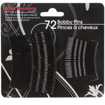 Home Health & Personal Care Haircare Basic Solutions Bobby Pins, 72 ct 