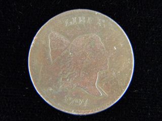 1797 half cent in Flowing Hair (1793 97)