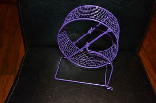 hamster / gerbil wheel cage supply purple