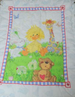 Little Suzy Zoo Crib Comforter Bedding Blanket