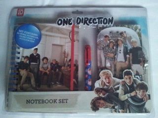 Official One Direction 1D College School Secret Diary Gift Set NEW