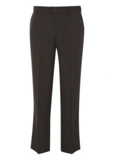 Home Mens Formal Trousers Flexiwaist Easycare Trousers In Brown