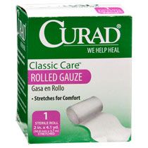Bulk Curad Rolled Gauze, 4.1 yd. Rolls at DollarTree