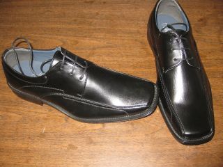 Mens DRESS OR CASUAL SHOES Black CLASSIC OXFORDS by Alberto Fellini 7 