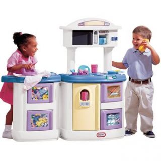 Kids will have hours of fun with this double up toy Kitchen and 