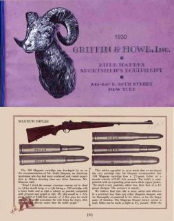 Griffin & Howe 1930 Riflemakers Catalog New York