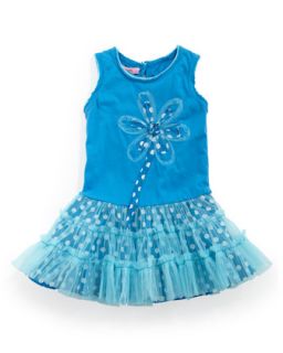 Polka Dot Layered Tulle Dress, Sizes 2T 4T   Last Call by Neiman 