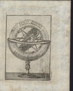 Armillary sphere globe astronomy science nice 1719 Mallet antique 