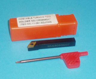 RDGTOOLS 10MM INDEXABLE LATHE TURNING TOOL / DCMT 07
