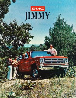 1975 GMC Truck Jimmy SUV 4wd Sales Brochure
