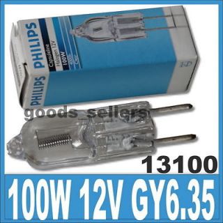 5X PHILIPS 13100 100W 12V GY6.35 Halogen lamp bulb Germany