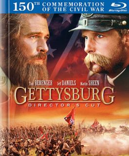Gettysburg Blu ray Disc, 2011, 2 Disc Set, Directors Cut DigiBook 