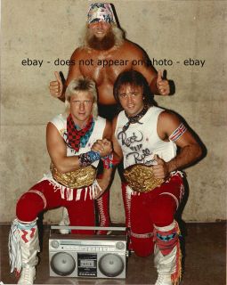 ROCK N ROLL EXPRESS ROBERT GIBSON AND RICKY MORTON JIMMY VALIANT 8 X 