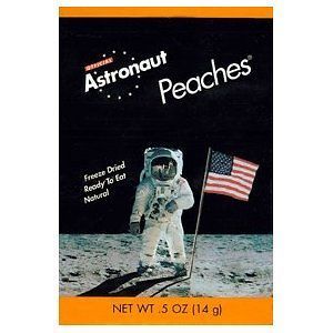 Astronaut Space Food Peaches Fruit NASA 5 Packs