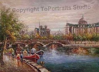 original oil painting paris in Direct from the Artist