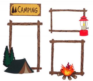 Paper Wizard   Die Cuts   Camping Frames