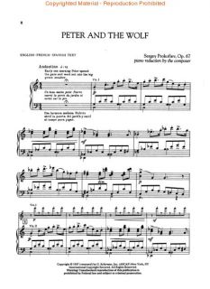 Look inside Peter And The Wolf   Sheet Music Plus