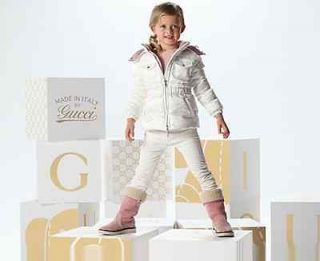 Gucci Pink Shearling Girls Childs Boots NIB 33 2 Rt. $395.00 