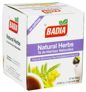 Badia   Natural Herbs Tea   10 Tea Bags