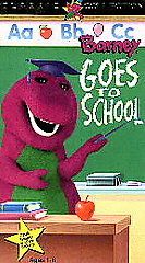 Barney   Barney Goes to School (VHS, classic favorite in a new 