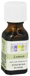 Buy Aura Cacia   Essential Oil Renewing Lemon   0.5 oz. at 
