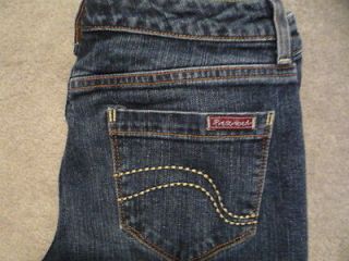   Mid Rise Straight Leg Stretch Jeans ~ Lifts & Rounds ~ sz 4 R x 33